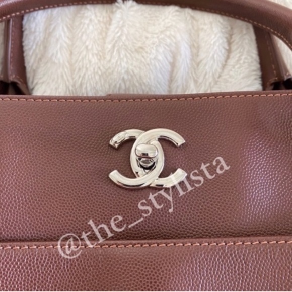 NEW - Chanel Executive Cerf Shopping Tote in Brown - Picture 7 of 14